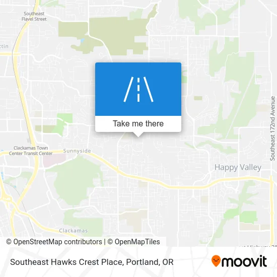 Southeast Hawks Crest Place map