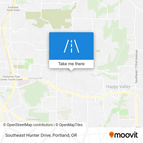 Southeast Hunter Drive map