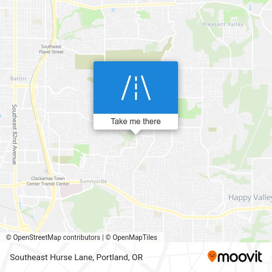 Southeast Hurse Lane map