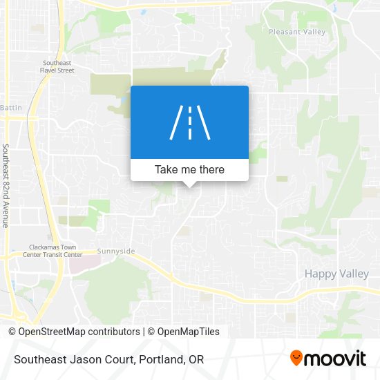 Mapa de Southeast Jason Court