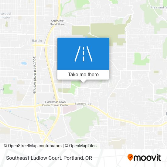Southeast Ludlow Court map