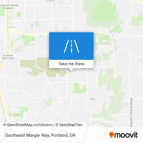 Southeast Margie Way map