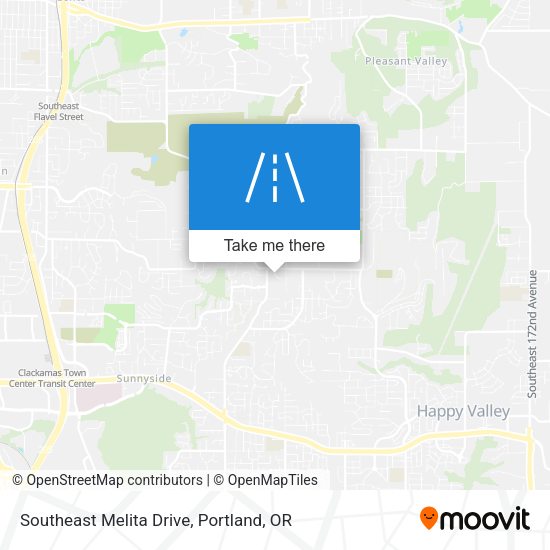Mapa de Southeast Melita Drive