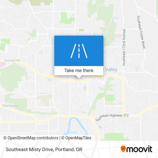 Mapa de Southeast Misty Drive