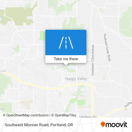 Southeast Monner Road map