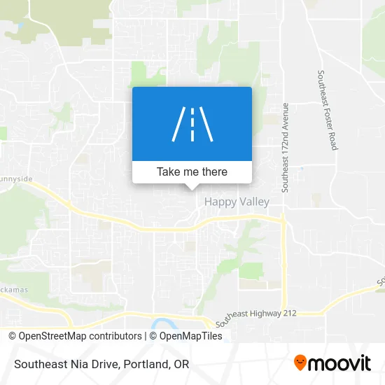 Southeast Nia Drive map