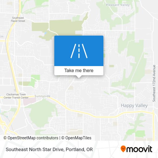 Mapa de Southeast North Star Drive