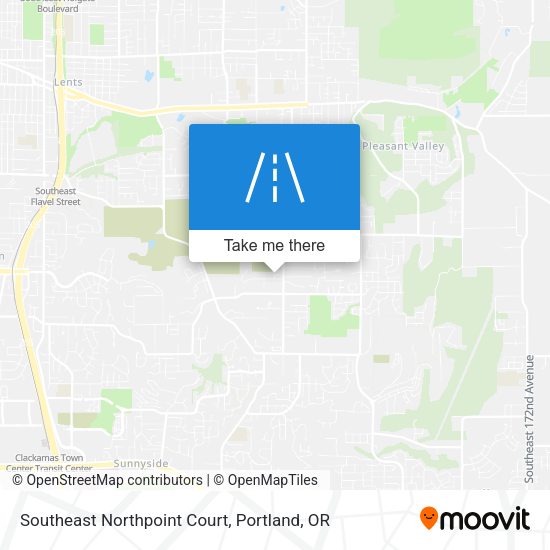 Southeast Northpoint Court map