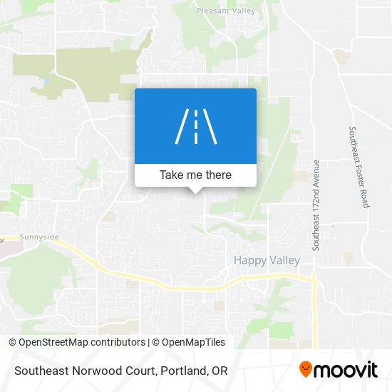 Southeast Norwood Court map