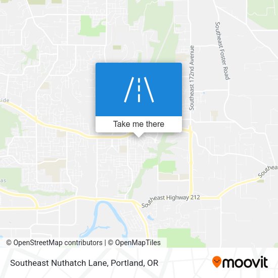 Southeast Nuthatch Lane map
