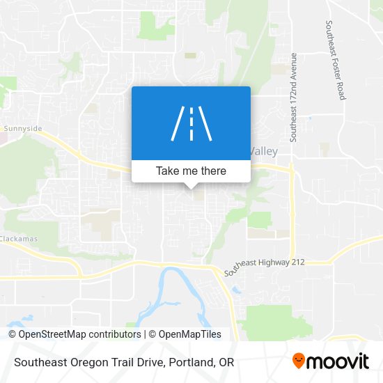 Mapa de Southeast Oregon Trail Drive
