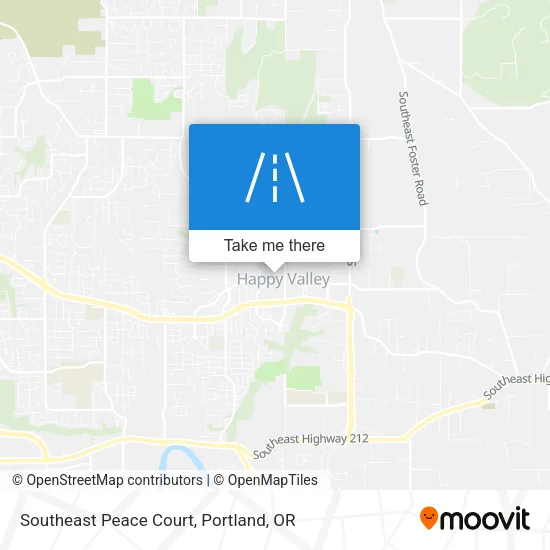 Southeast Peace Court map