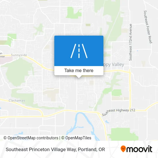 Southeast Princeton Village Way map