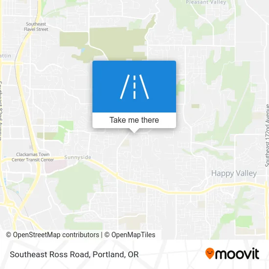 Southeast Ross Road map