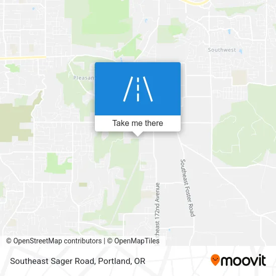 Southeast Sager Road map