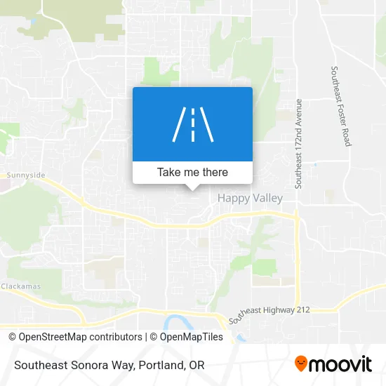 Southeast Sonora Way map