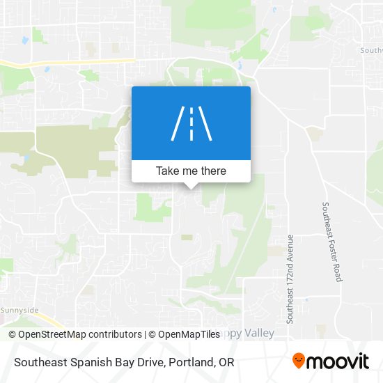 Southeast Spanish Bay Drive map