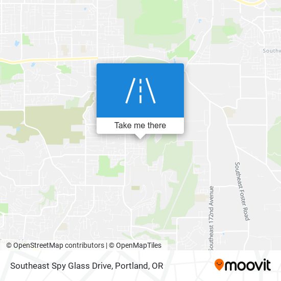 Southeast Spy Glass Drive map