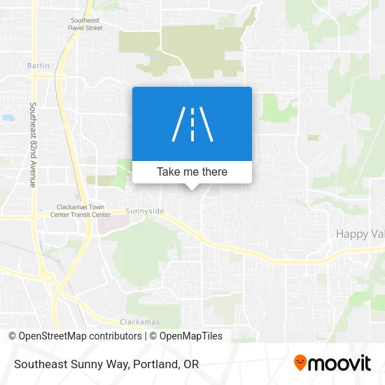 Southeast Sunny Way map