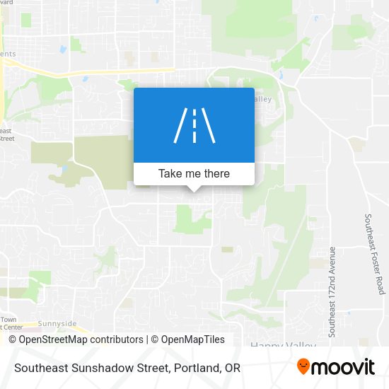 Southeast Sunshadow Street map