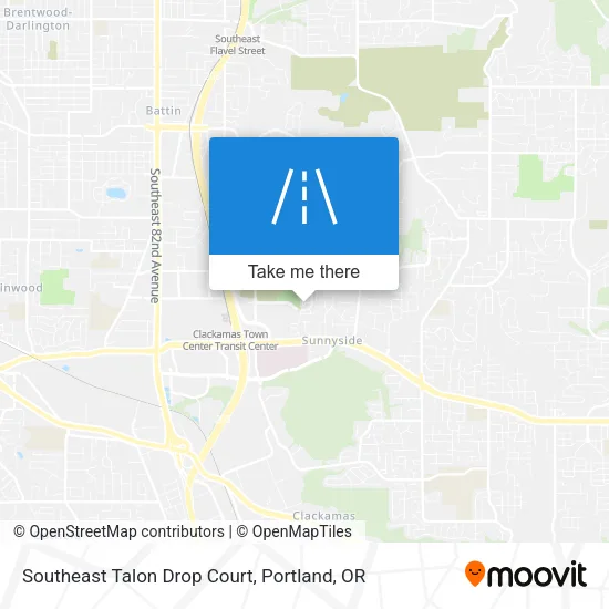 Southeast Talon Drop Court map