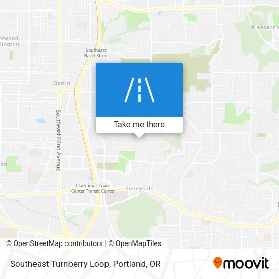 Southeast Turnberry Loop map