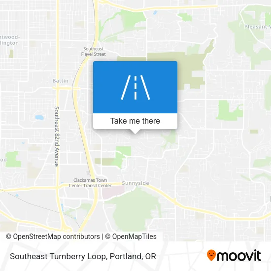 Southeast Turnberry Loop map