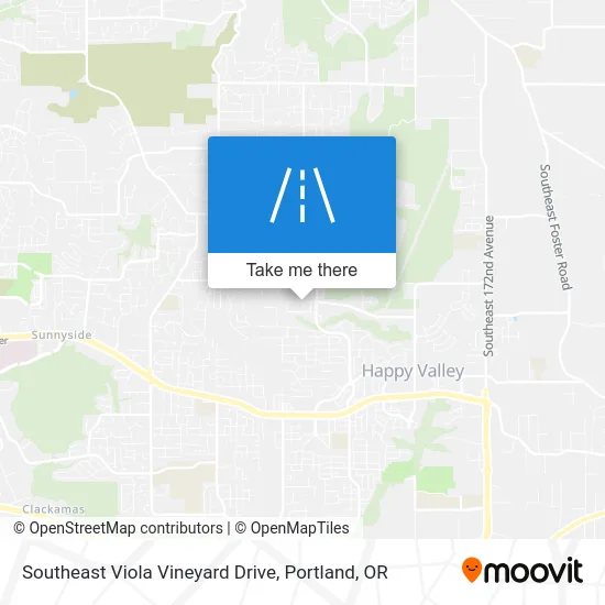Southeast Viola Vineyard Drive map