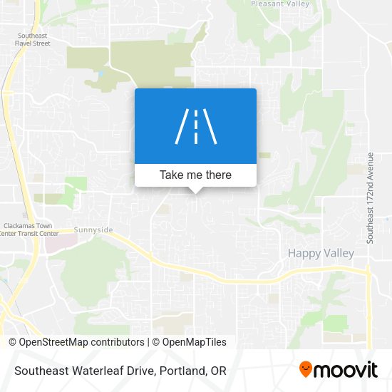 Southeast Waterleaf Drive map