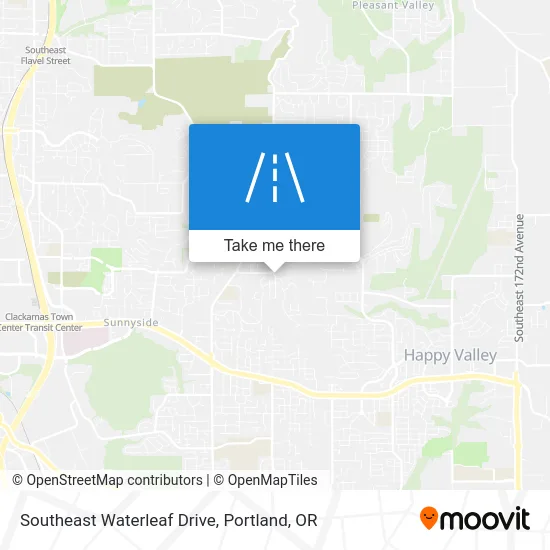 Southeast Waterleaf Drive map