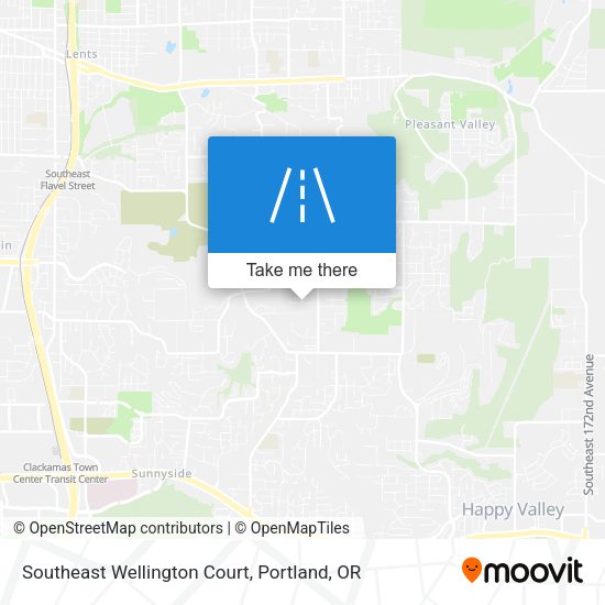 Mapa de Southeast Wellington Court
