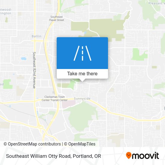Southeast William Otty Road map