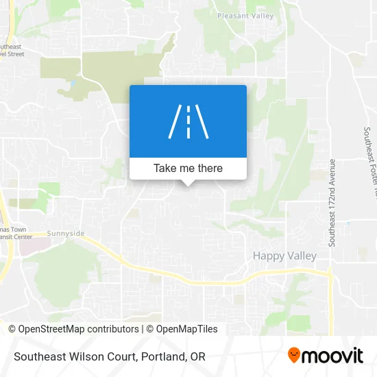 Southeast Wilson Court map