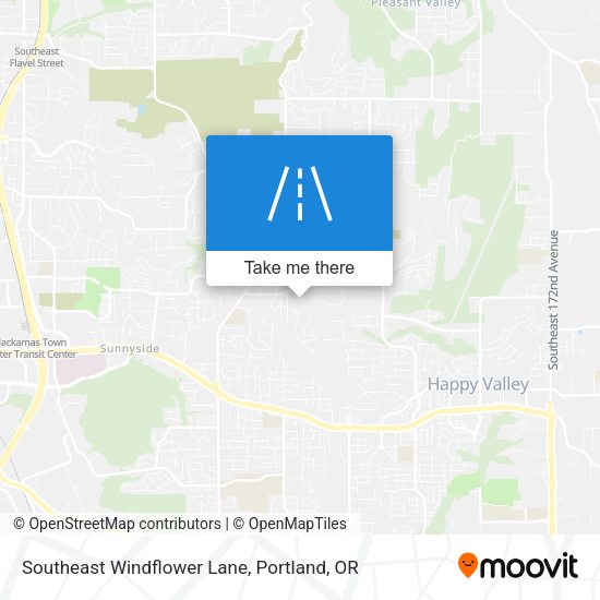 Mapa de Southeast Windflower Lane