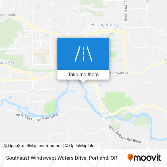 Southeast Windswept Waters Drive map