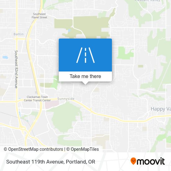 Mapa de Southeast 119th Avenue
