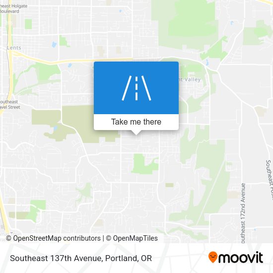 Southeast 137th Avenue map