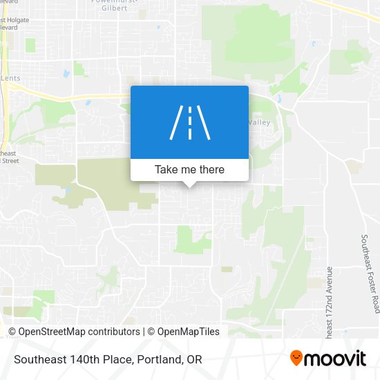 Southeast 140th Place map