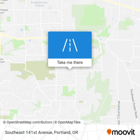Southeast 141st Avenue map
