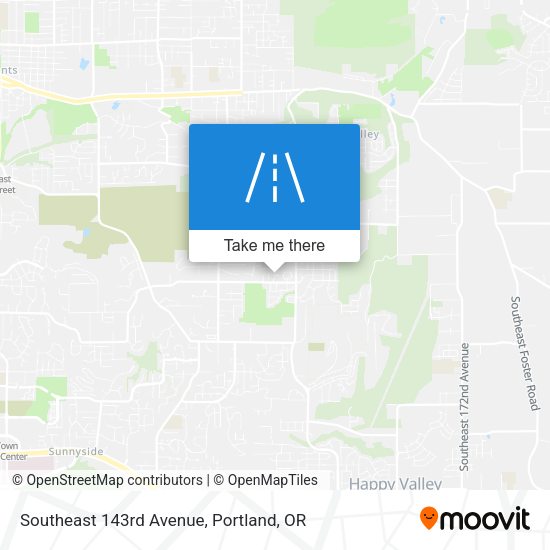 Southeast 143rd Avenue map