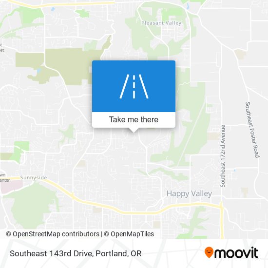 Southeast 143rd Drive map