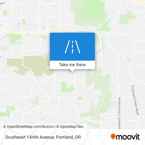 Mapa de Southeast 144th Avenue