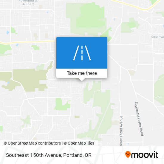 Mapa de Southeast 150th Avenue