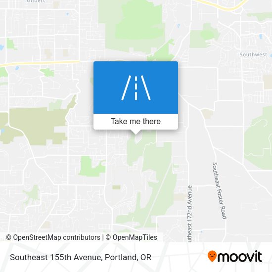 Southeast 155th Avenue map