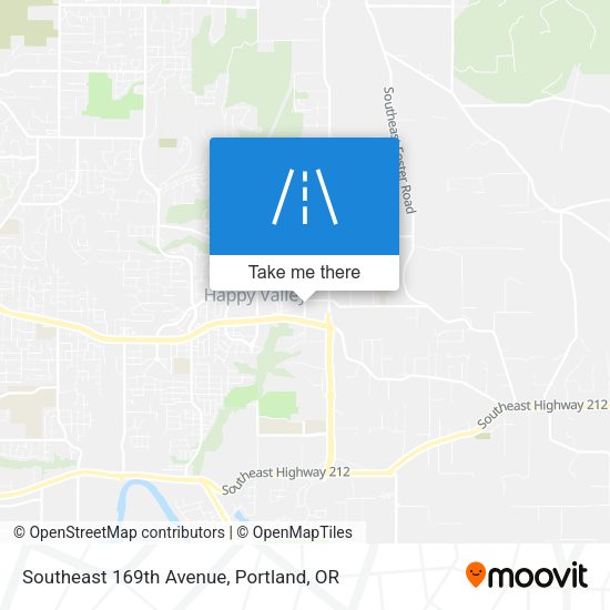 Southeast 169th Avenue map