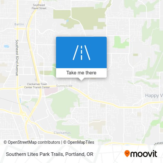 Southern Lites Park Trails map