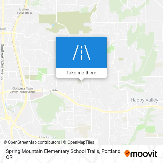 Spring Mountain Elementary School Trails map