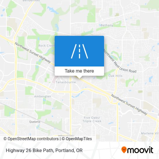 Mapa de Highway 26 Bike Path