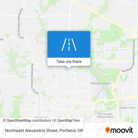 Northeast Alexandria Street map