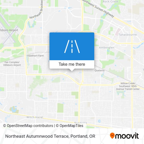 Northeast Autumnwood Terrace map